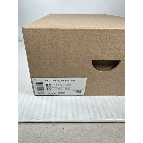 Size 8.5 Nike Zoom Pegasus 40 Buffalo Bills NFL Mens Shoes Black Blue DZ5976-001 - Picture 8 of 8